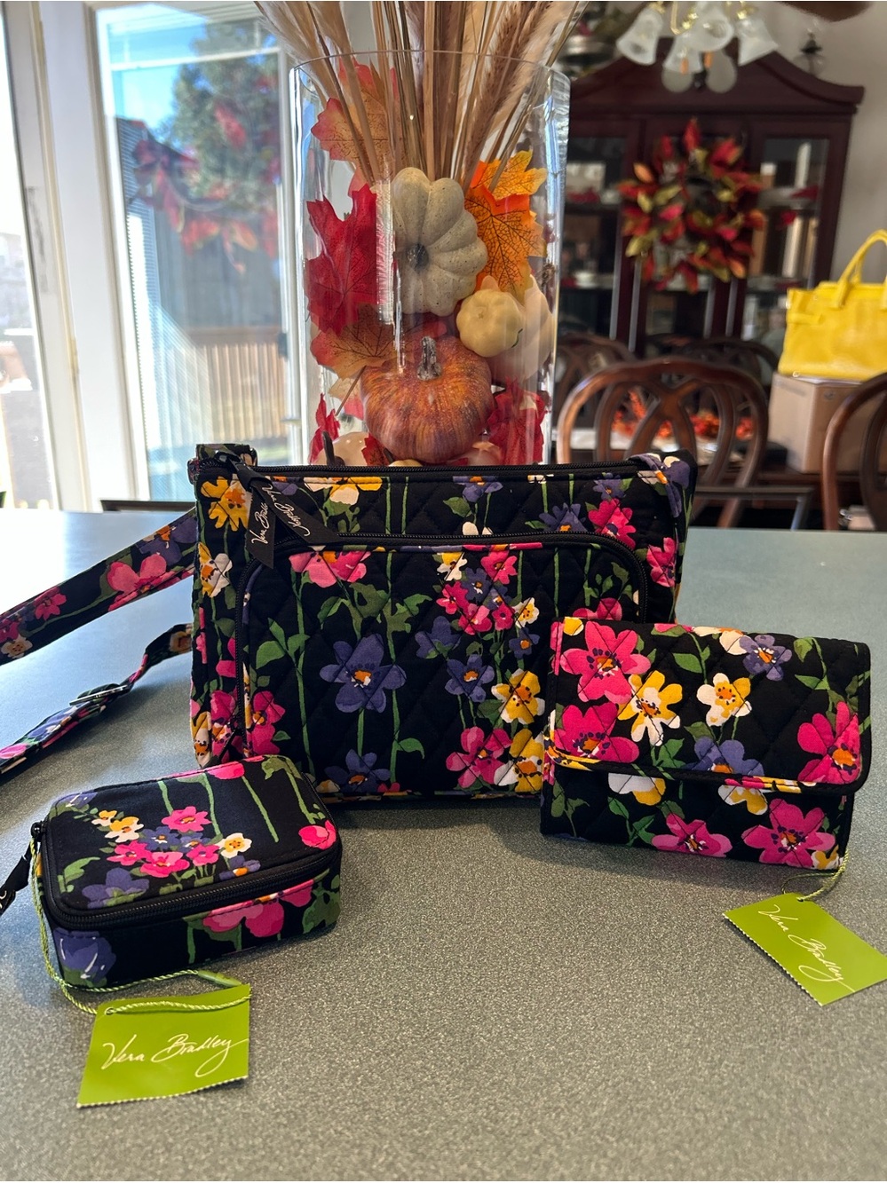 Vera Bradley Wildflower Garden 3-Piece Set